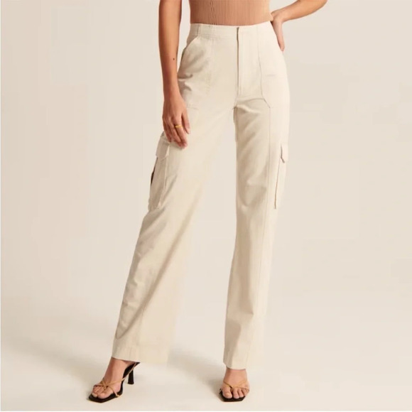 Abercrombie & Fitch Relaxed Cargo Pants Size 28 / 6 - Picture 1 of 7